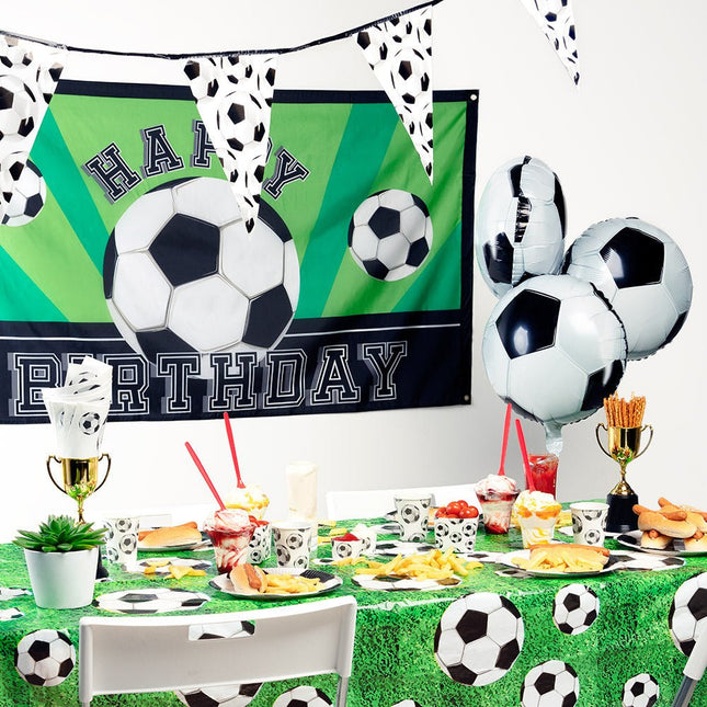 Voetbal Borden Papier 23cm 10st van Boland koop je bij Partywinkel