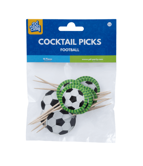 Voetbal Cocktailprikkers van Paper Dreams koop je bij Partywinkel