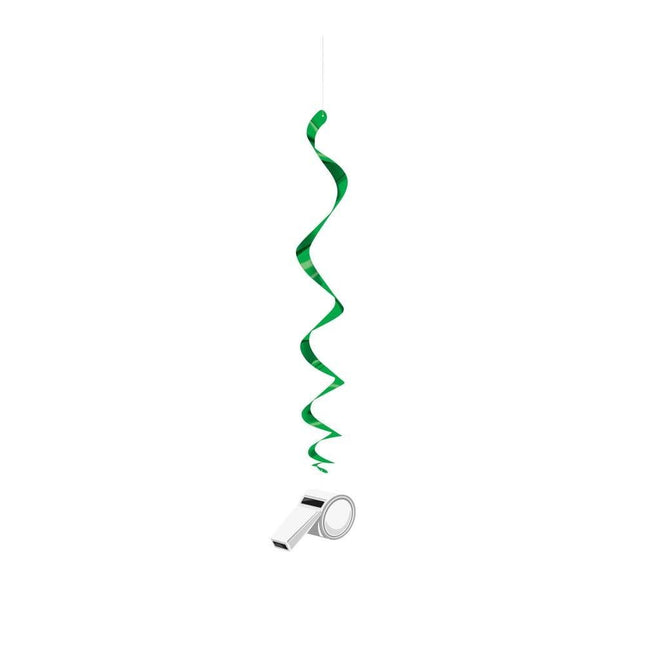 Voetbal Hangdecoratie 66cm 3st van Unique koop je bij Partywinkel