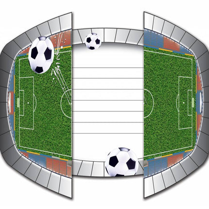 Voetbal Uitnodigingen Versiering 8st - Partywinkel - 8714572262101