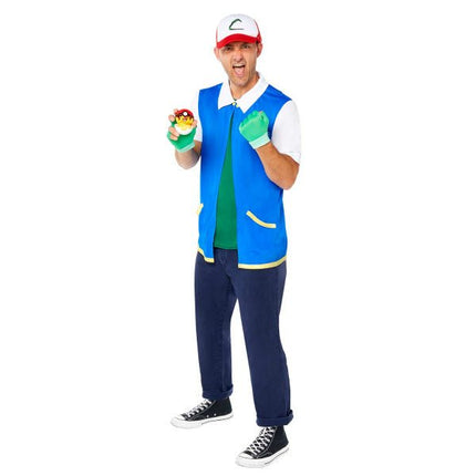 Volwassenen Kostuum Pokemon Ash van Riethmueller koop je bij Partywinkel
