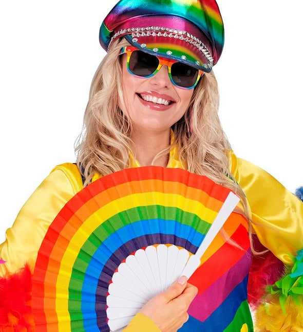 Waaier Regenboog van Widmann koop je bij Partywinkel