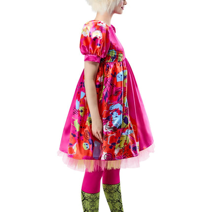 Strano costume da Barbie rosa