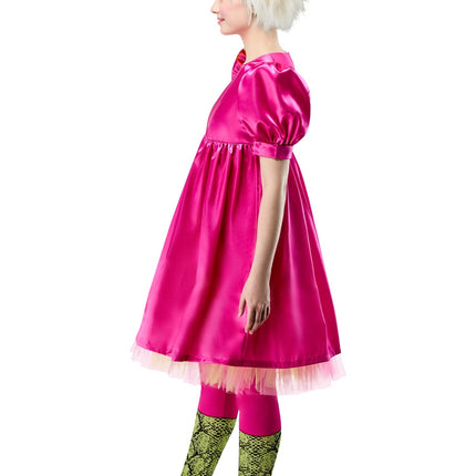 Strano costume da Barbie rosa