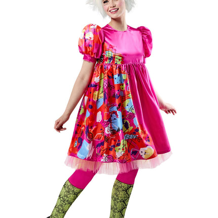 Strano costume da Barbie rosa