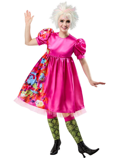 Strano costume da Barbie rosa