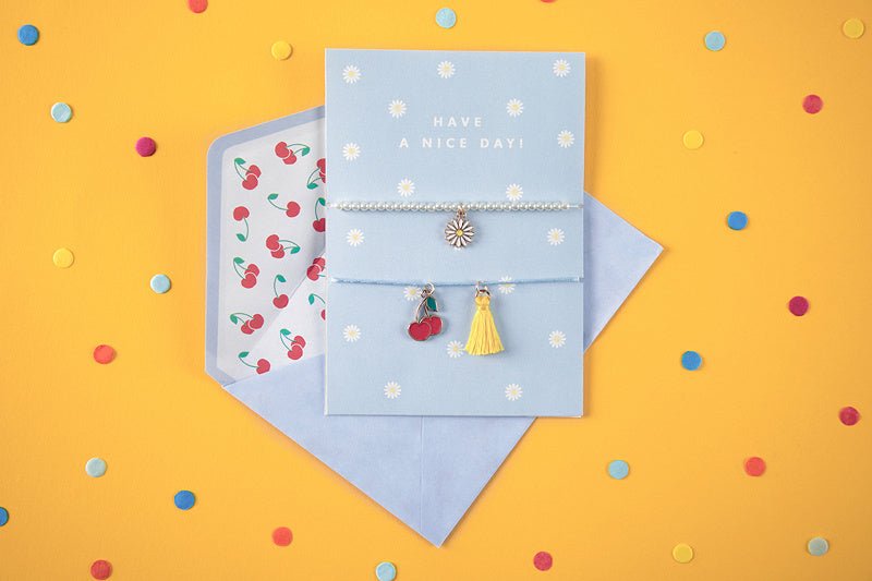 Wenskaart Armbanden 14,8cm van Partydeco koop je bij Partywinkel