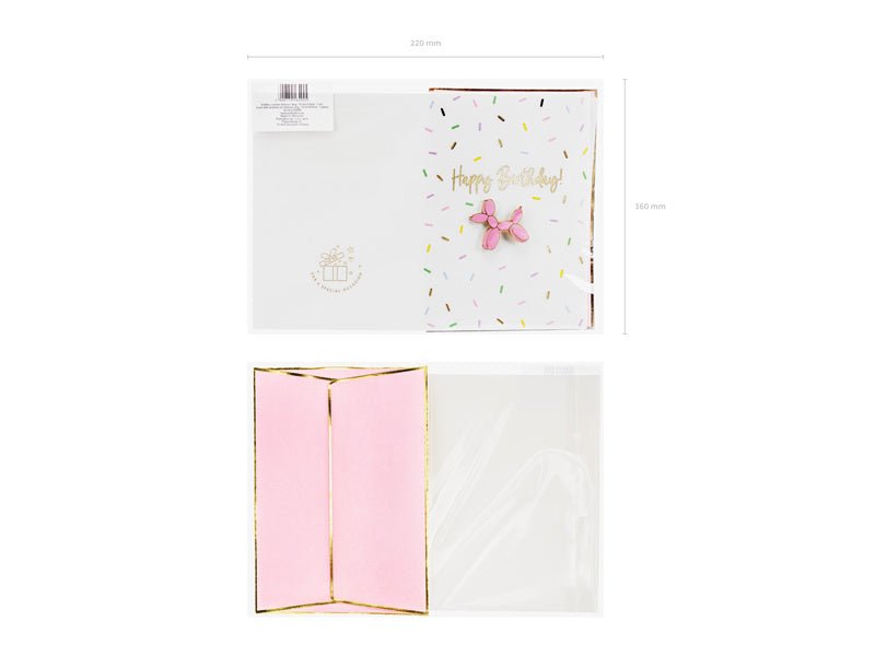 Wenskaart Happy Birthday Hond 14,8cm van Partydeco koop je bij Partywinkel