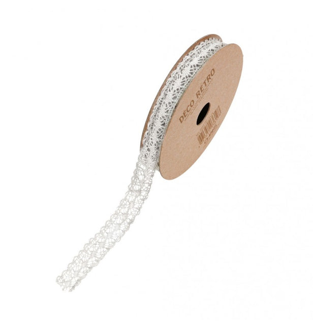 Nastro di pizzo bianco 2m