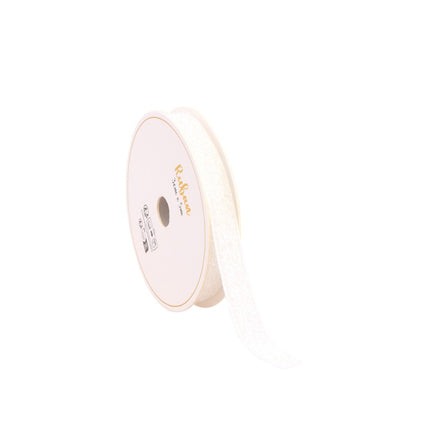 NASTRO GLITTERATO BIANCO 10 MM X 3 M