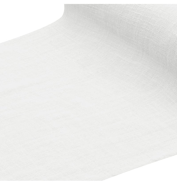 Tovaglia bianca in cotone 2,4 m