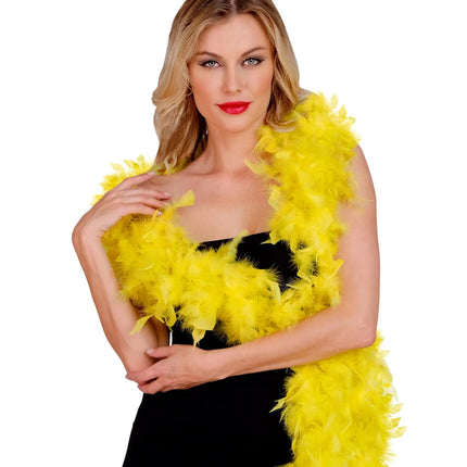 Widmann Gele Boa van Widmann koop je bij Partywinkel