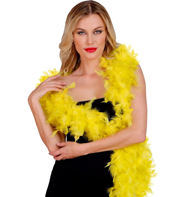 Widmann Gele Boa van Widmann koop je bij Partywinkel