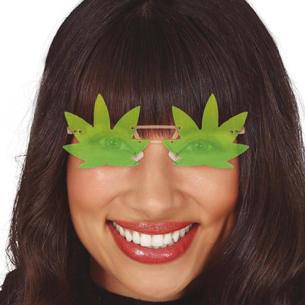 Wiet Bril Groen - Partywinkel - 8434077270394