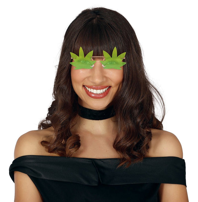 Wiet Bril Groen - Partywinkel - 8434077270394