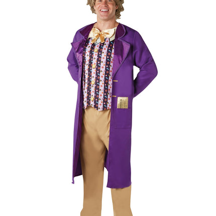Willy Wonka Costume Uomo Viola
