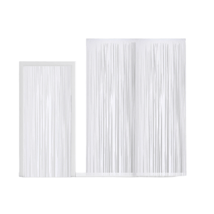 Wit Deurgordijn 2,4m van WeFiesta koop je bij Partywinkel