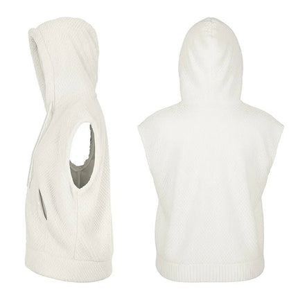 Wit Vest Fluffy van Boland koop je bij Partywinkel