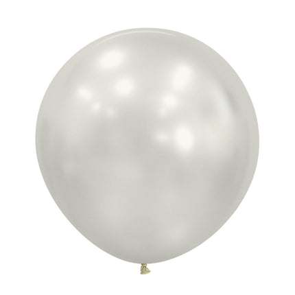 Witte Ballonnen Silk 61cm 3st van Sempertex koop je bij Partywinkel