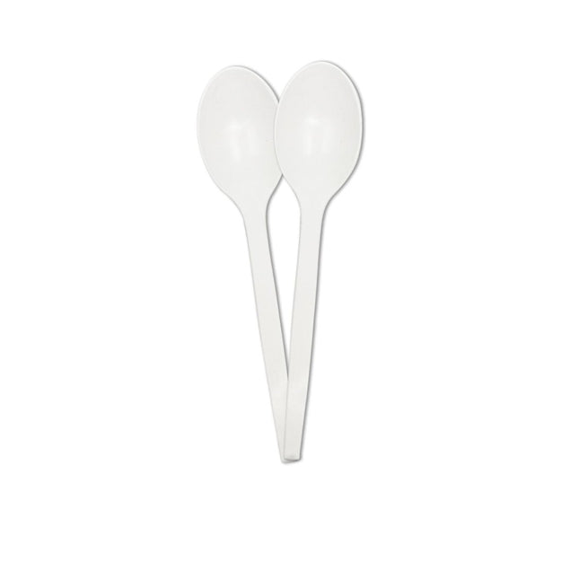 Witte Bestek Lepels 10st van Procos koop je bij Partywinkel