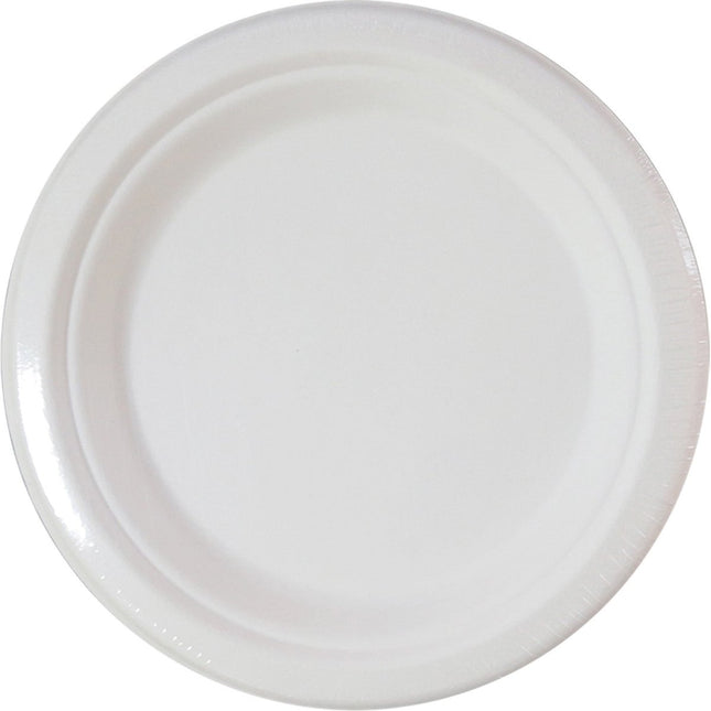 Witte Borden 23cm 10st van Procos koop je bij Partywinkel