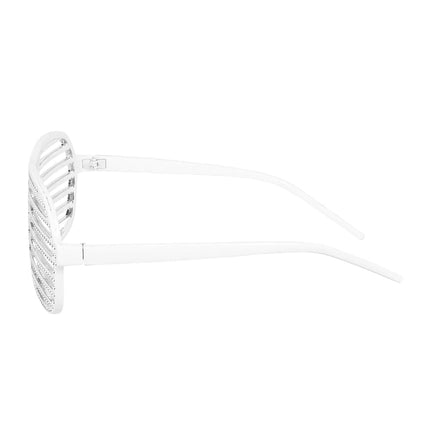 Witte Bril Gestreept van Boland koop je bij Partywinkel