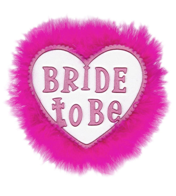 Witte Broche Bride To Be van Widmann koop je bij Partywinkel