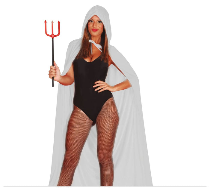 Witte Cape 1,3m - Partywinkel - 8434077264782
