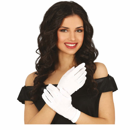 Witte Handschoenen - Partywinkel - 8434077164938