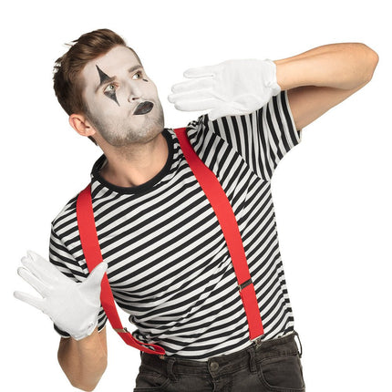 Witte Handschoenen met Drukknop van Boland koop je bij Partywinkel