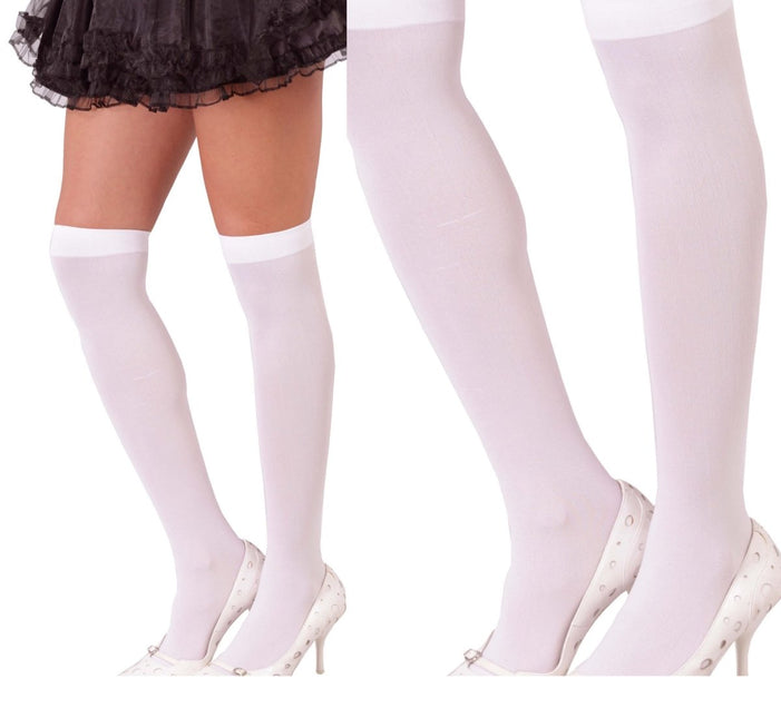 Witte Kousen 2st van Fiestas Guirca koop je bij Partywinkel