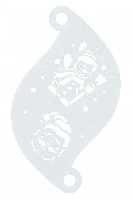 Witte Make Up Sjabloon Kerstman van Superstar koop je bij Partywinkel