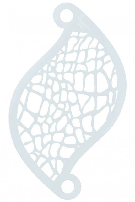 Witte Make Up Sjabloon Slangenprint van Superstar koop je bij Partywinkel