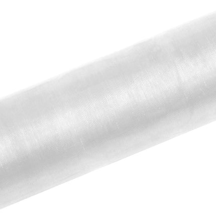 Witte Organza 1,5m 50m van Partydeco koop je bij Partywinkel