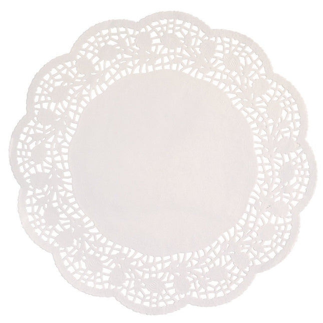 Witte Placemat Papier 26cm 16st van Unique koop je bij Partywinkel