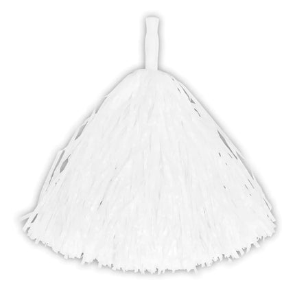 Witte Pompom 34cm van Boland koop je bij Partywinkel