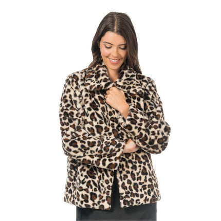 Giacca leopardata da donna