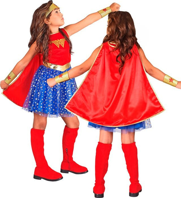 Wonder Girl Rood Blauw van Widmann koop je bij Partywinkel