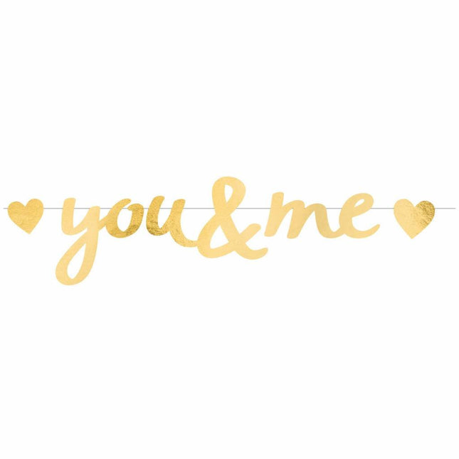 You And Me Letterslinger 92cm van Riethmueller koop je bij Partywinkel