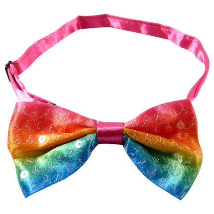 Fiocco arcobaleno con paillettes