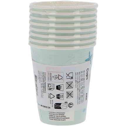 Zeemeermin Bekers 250ml 8st van Folat koop je bij Partywinkel