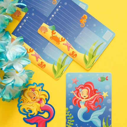 Zeemeermin Uitnodigingen Feest 8st van Folat koop je bij Partywinkel