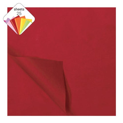 Carta di seta in pile bordeaux 50x70cm