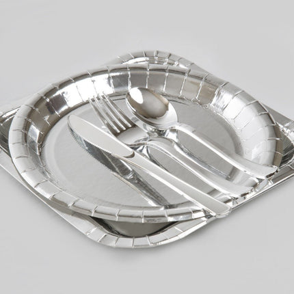 Zilver Bestek 19,7cm 18 delig van Unique koop je bij Partywinkel