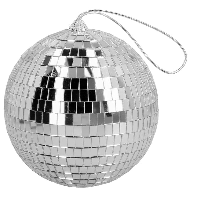 Zilveren Discobal 15cm - Partywinkel - 8712026007728