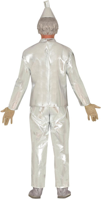 Zilveren Kostuum Heren Tin Man - Partywinkel - 8434077841907