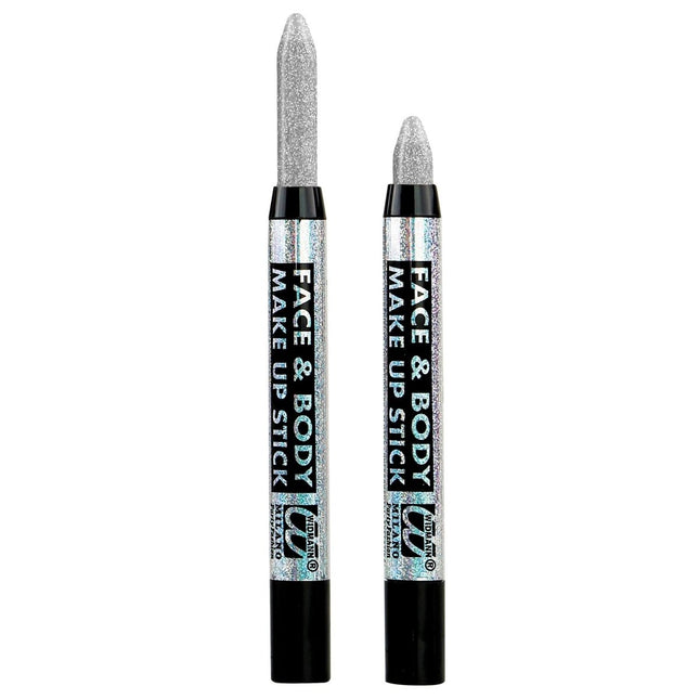 Zilveren Schminkstift Glitter van Widmann koop je bij Partywinkel