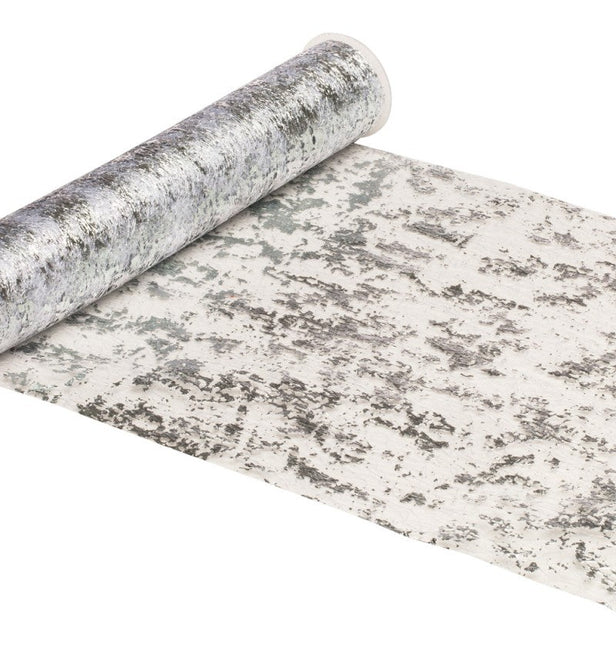 Zilveren Tafelloper Shiny 5m van CHAKS koop je bij Partywinkel