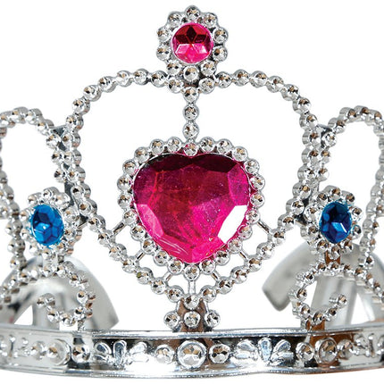 Zilveren Tiara Kind - Partywinkel - 8434077230053