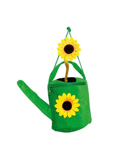 Zonnebloem Gieter Schoudertas Groen 34cm van CHAKS koop je bij Partywinkel